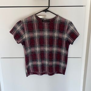 Brandy Melville flannel tee